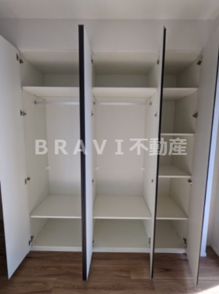 収納　【BPRレジデンス大阪本町Q】収納豊富なクローゼット