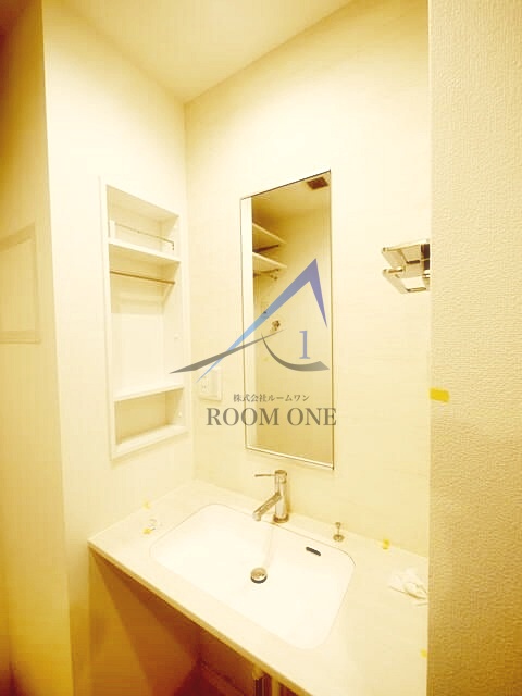 洗面設備　洗面台です。