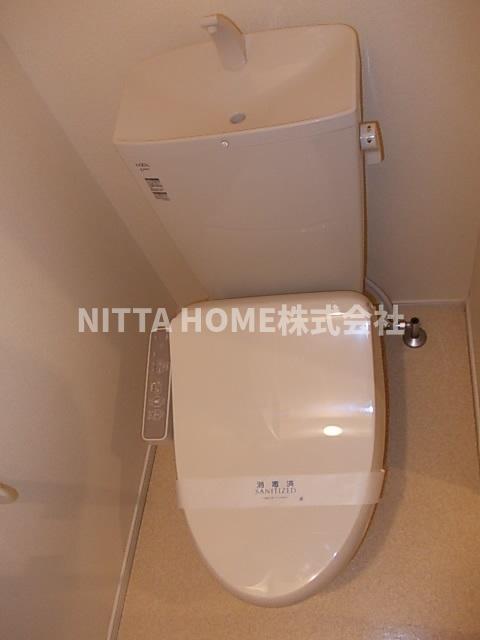 トイレ　ウォシュレットも完備＊