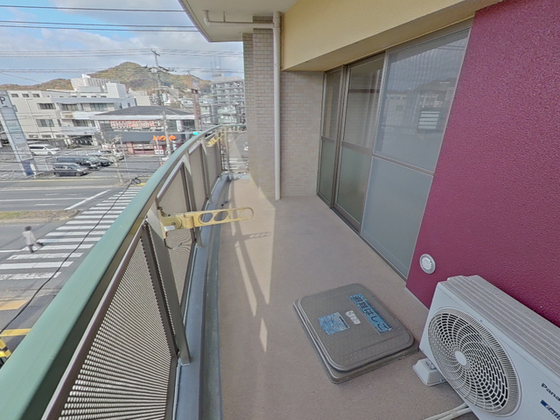 バルコニー　※別部屋の写真です