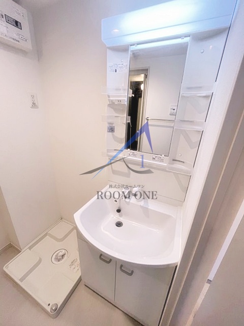 洗面設備　洗面台です。
