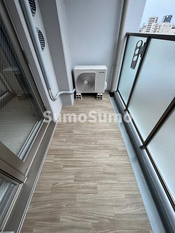 バルコニー　陽当たり良好なバルコニーです