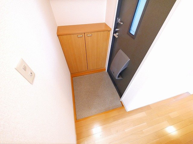 玄関　明るい玄関です