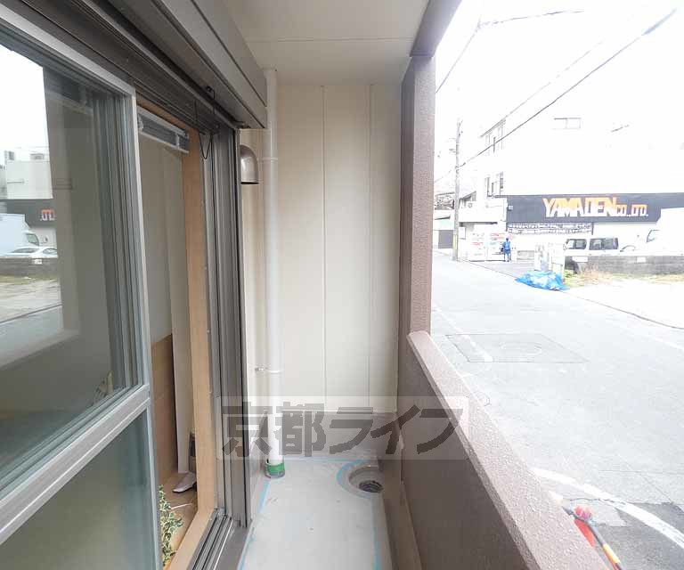 バルコニー　モデルルームです。