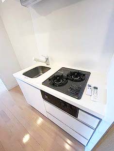 キッチン　★2口コンロ、システムキッチン★