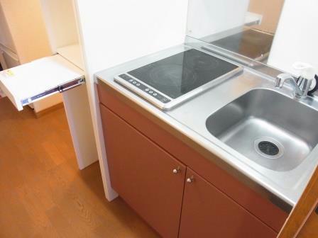 キッチン　電気コンロ☆火災防止に一役