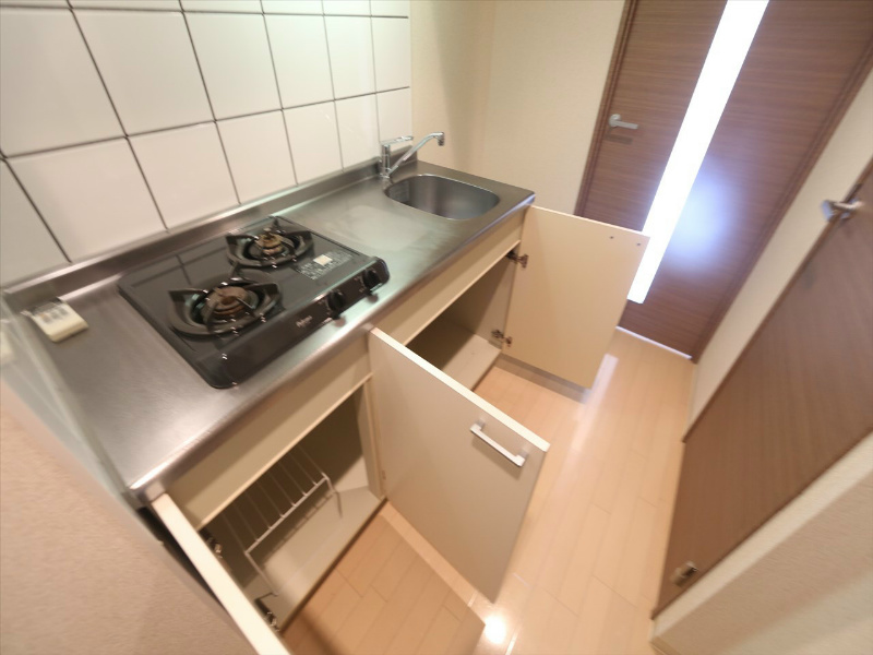 キッチン　システムキッチン　2口ガスコンロ