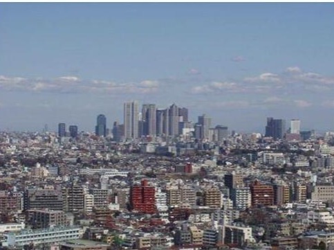 眺望　屋上から