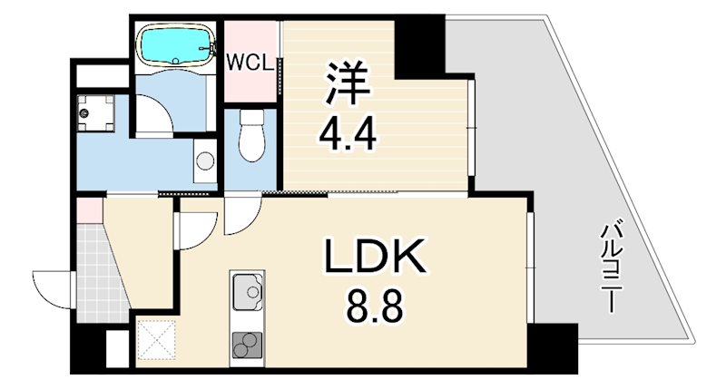 リノスタイル神戸下山手の間取り写真