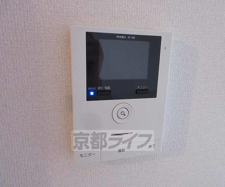 セキュリティ　安心のモニター付きです