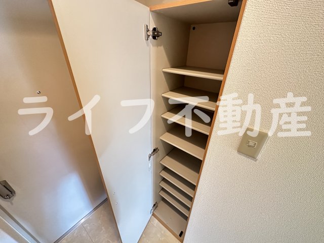 収納　収納のためのスペースです