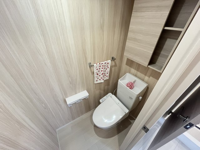 トイレ　ゆったりとした空間のトイレです