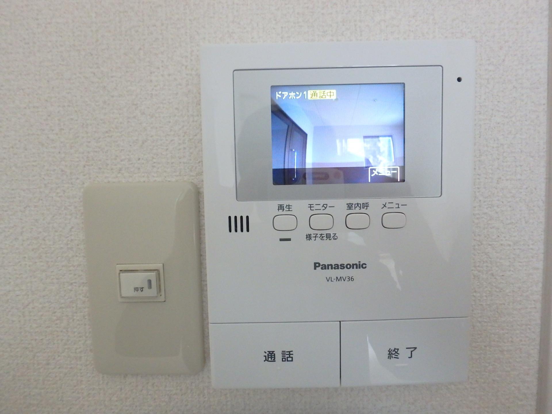 セキュリティ　録画機能付きのTVモニターホンです