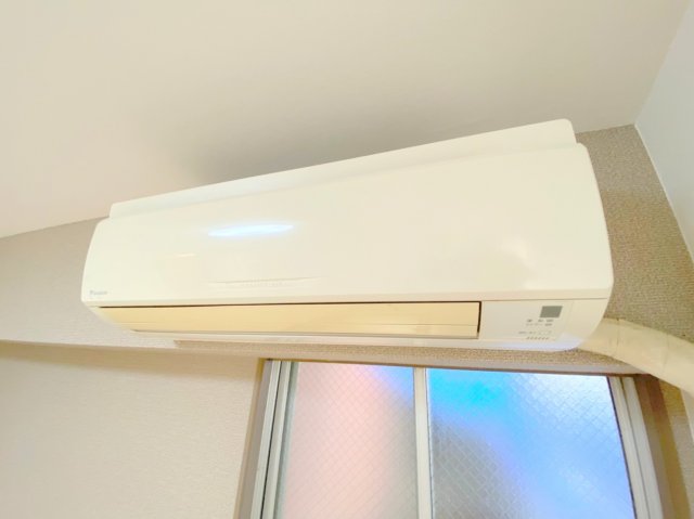 その他設備　エアコンがはじめからついているのはお得ですね。