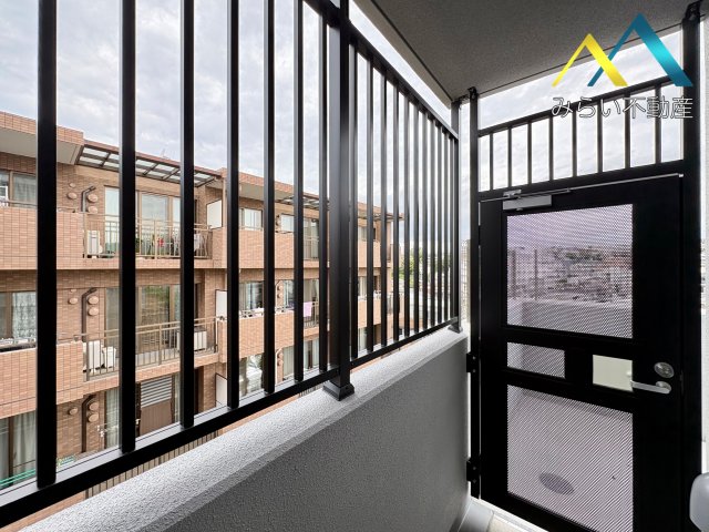 眺望　バルコニーからの眺望。自社撮影写真。