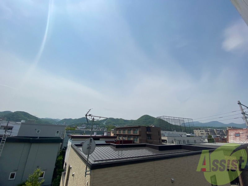 眺望　眺望です。高い建物がなくて見晴らしがよいですね！
