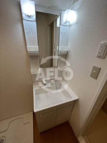 洗面設備　みおつくし杭全　独立洗面台