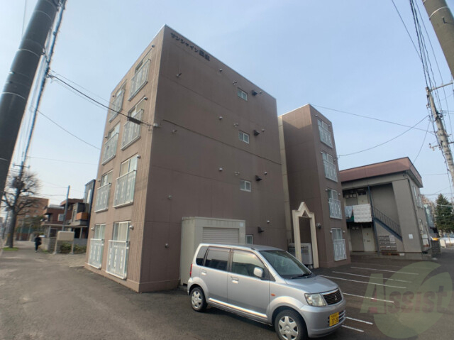 建物外観　札幌市北区北３８条西「サンシャイン麻生」