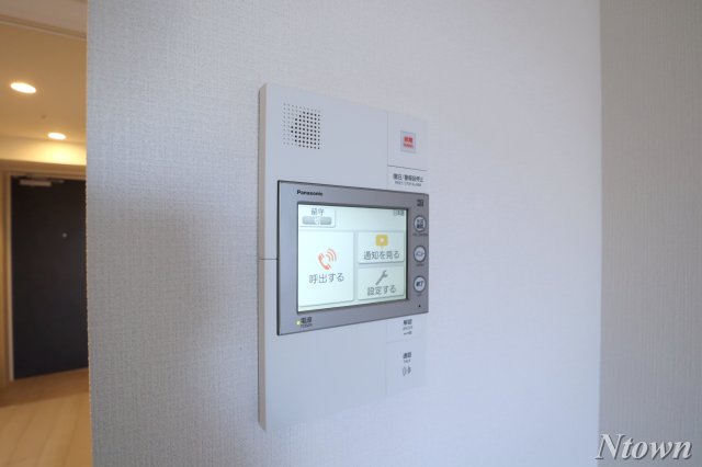 セキュリティ　モニター付きインターホンです