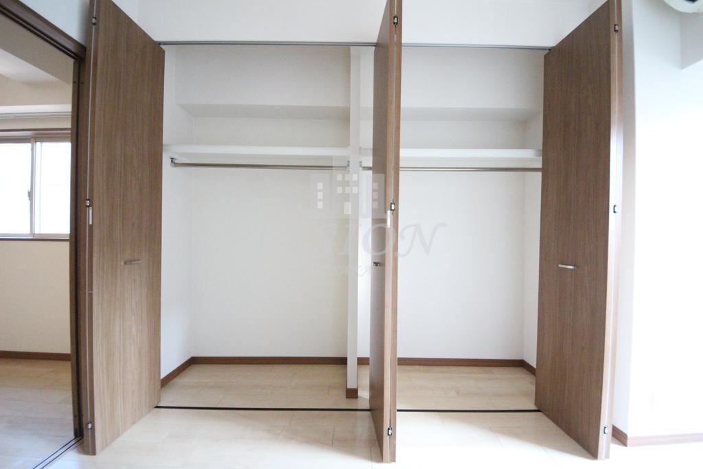 収納　別タイプのお部屋の写真になります。