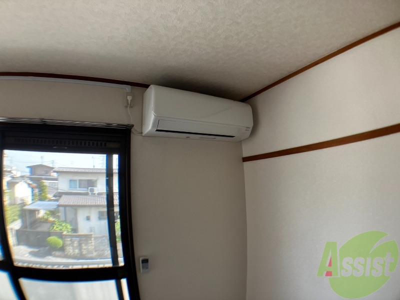 その他設備　エアコンが設置してありますので、寒暖対策もばっちり。
