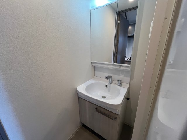 洗面設備　写真は、他部屋の同間取りです。(現況優先)