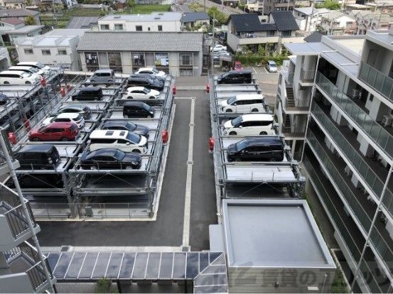 駐車場　眺望