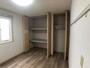 収納　寝室の収納です。部屋がすっきり片付きます。