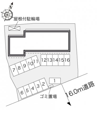 駐車場　設備・使用は号室により異なる為、現況を優先致します。