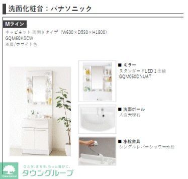 洗面設備　間取図