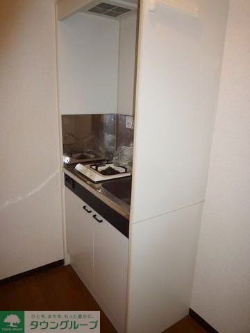 キッチン　1口ガスシステムキッチン
