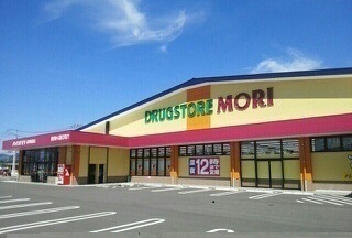 ドラックストア　ドラッグストアモリ岡冨店（ドラッグストア）まで100m