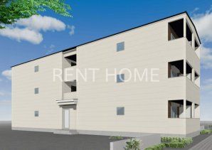 建物外観　建築中の為外観パース
