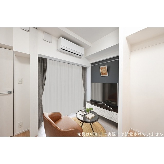 居室・リビング　家具・調度品等はＣＧ加工です。実際の賃貸住居には含まれません