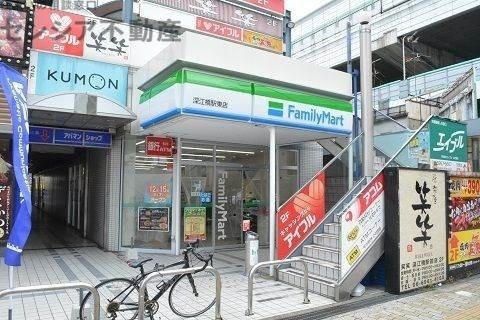 コンビニ　ファミリーマート深江橋駅東店（コンビニ）まで210m