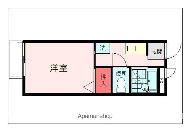 パナハイツ一番館の間取り写真
