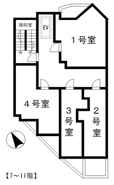 その他共有部分　７～１１階