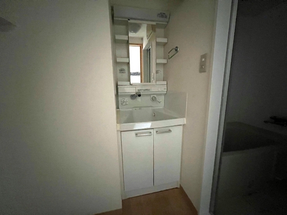 洗面設備　他号室のお写真です