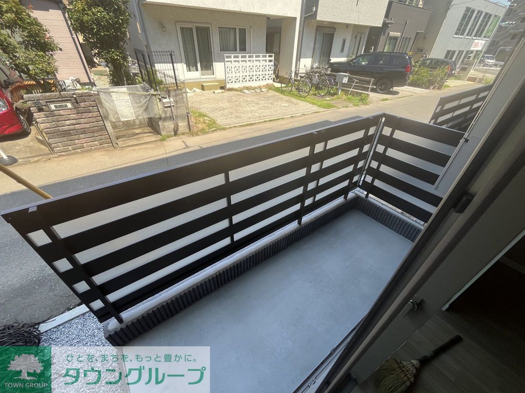 バルコニー　庭
