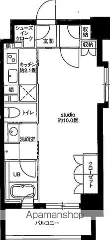 ＪＲ山手線 目白駅 徒歩10分 11階建 築22年の間取り写真