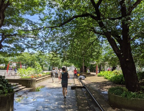 公園　落合中央公園（公園）まで755m