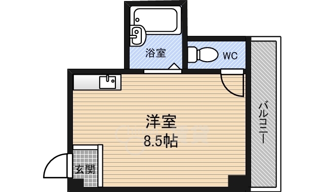 地下鉄御堂筋線 新大阪駅 徒歩5分 5階建 築48年の間取り写真