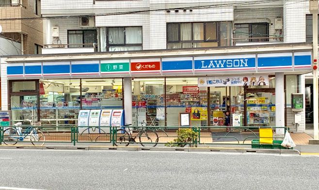コンビニ　ローソン南千住三丁目店（コンビニ）まで208m