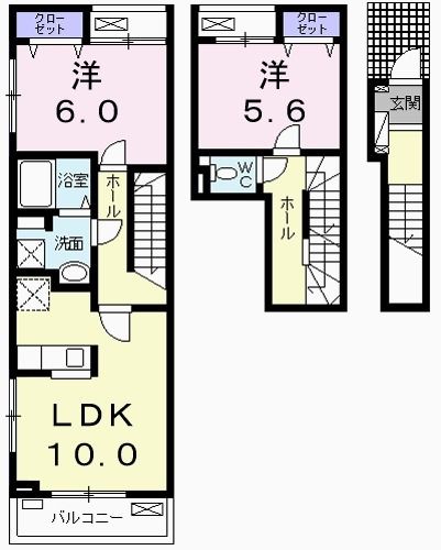 アンジュ東原IIの間取り写真