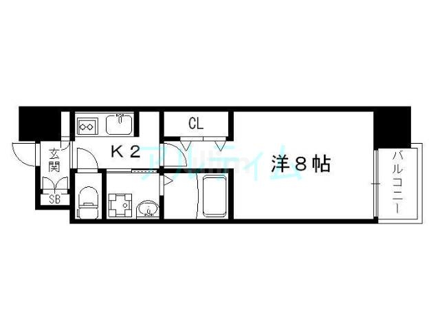カスタリア京都西大路の間取り写真
