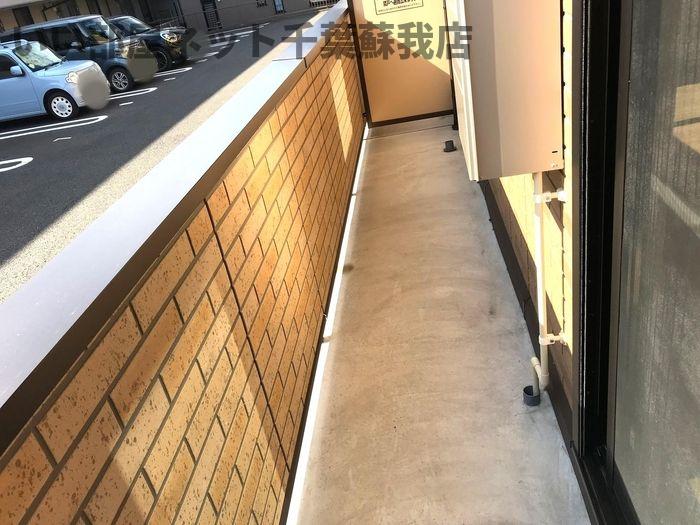 バルコニー　広々としたバルコニーです
