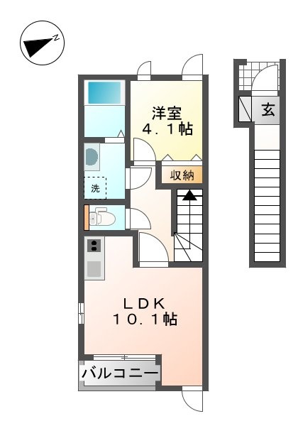 シャルマンの間取り写真