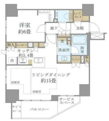 ジオ文京千石の間取り写真