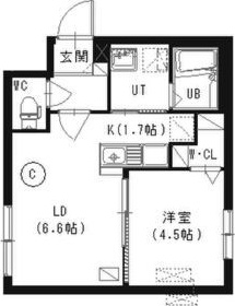 地下鉄東西線 南郷１３丁目駅 徒歩8分 4階建 築7年の間取り写真