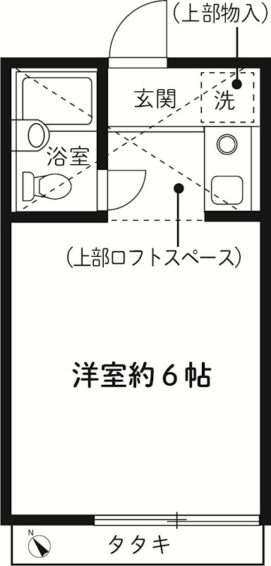 プティクールSの間取り写真